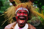 Close-up of a tribal man, Papua New Guinea