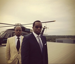 Diddy being all swagger on the Diageo roof