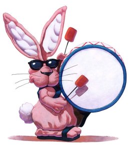 An anthropomorphic pink French person's heart takes a lickin', but keeps on tickin'