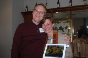 Bill and Susan Braymer, love at vine site.