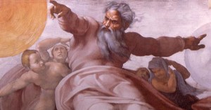 The real God: Angry, judgemental and not nude.