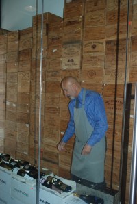 Elie keeps all Champagne a minimum of one year prior to sale.   And yeah, he asks for disgorgement dates.