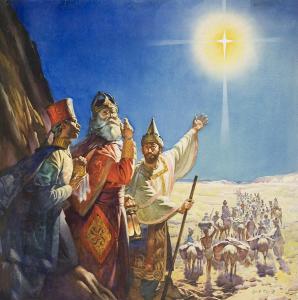 'Whaddya mean he told ME to bring the myrrh??  He told YOU to bring the myrrh, dickhead!'