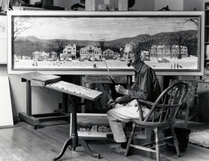 The Ohio Turnpike is largely hand=painted.