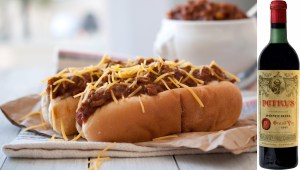 Clipboard chili dog